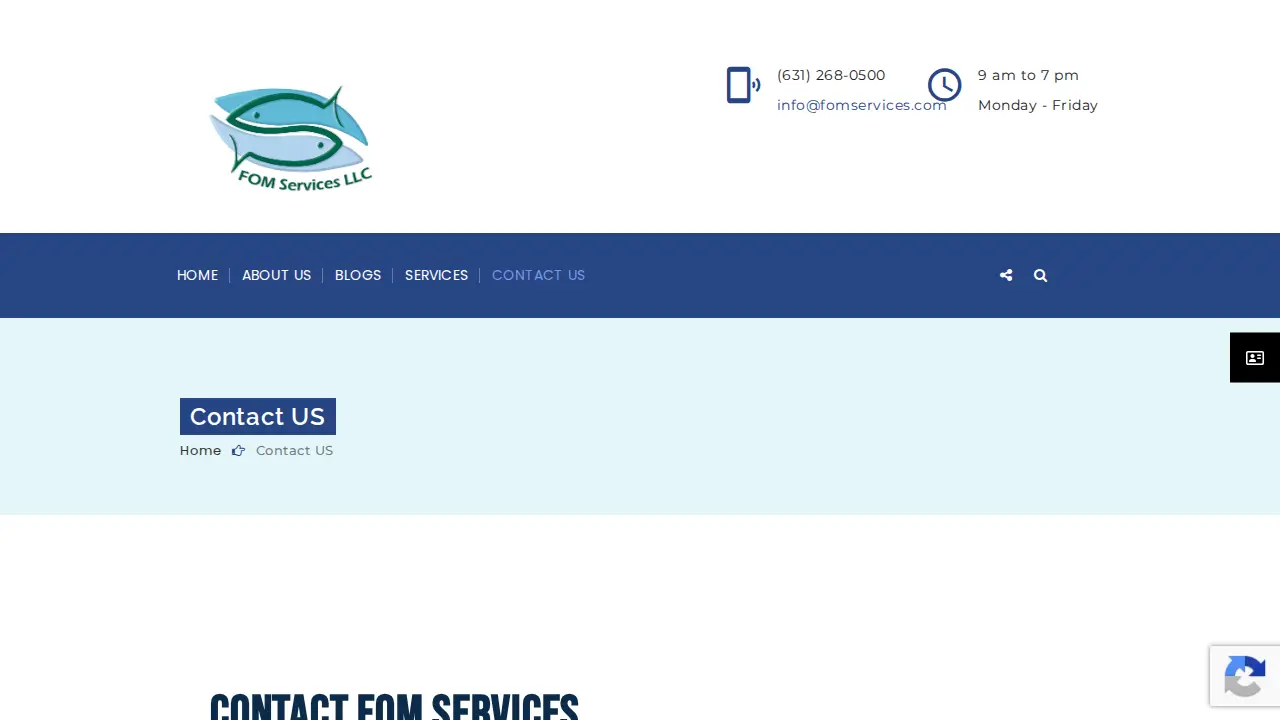 FOM Services LLC page