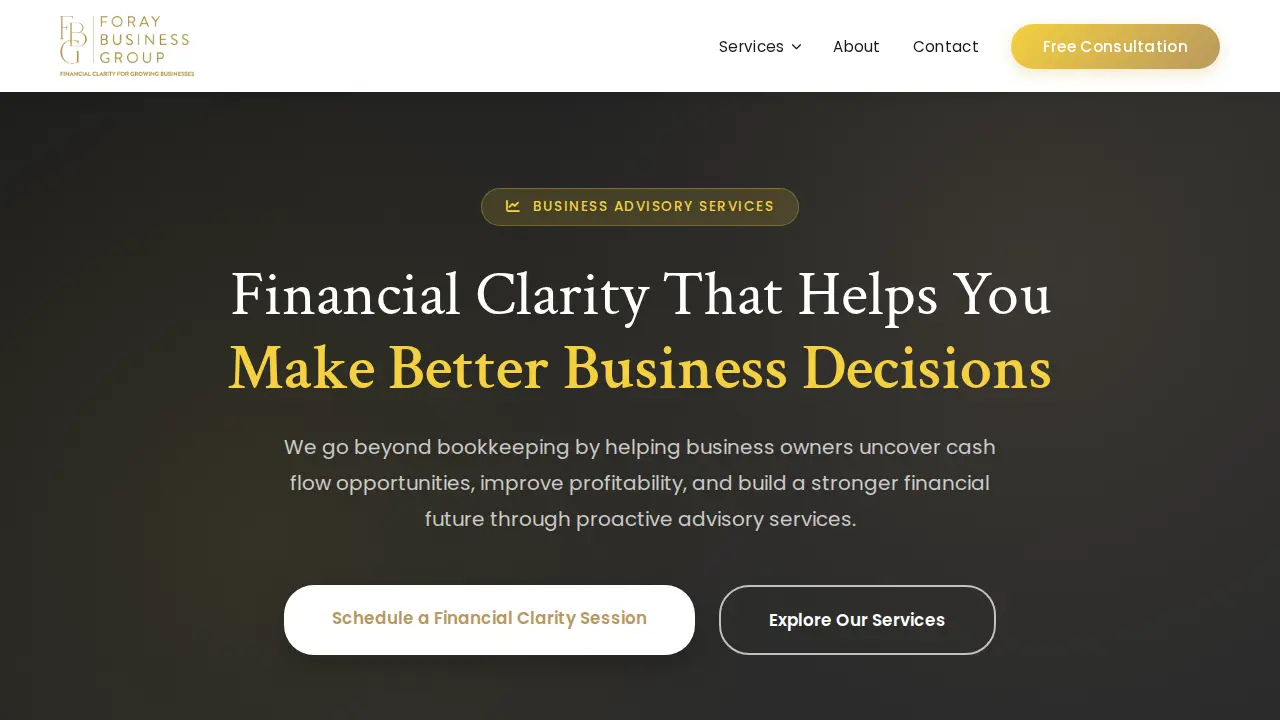 Foray Business Group page