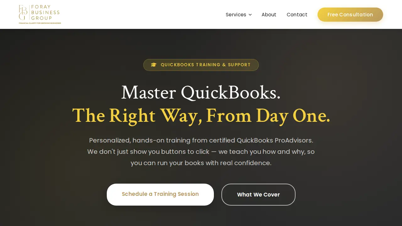 Foray Business Group page
