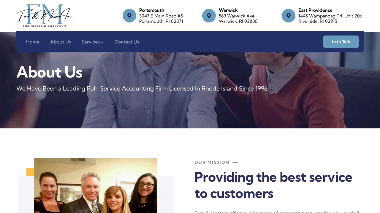 Ford & Messere, Inc. page