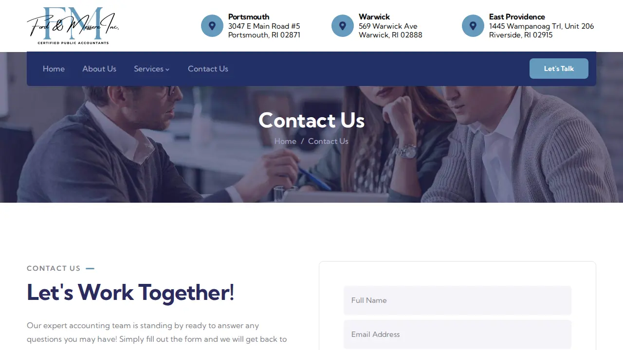 Ford & Messere, Inc. page