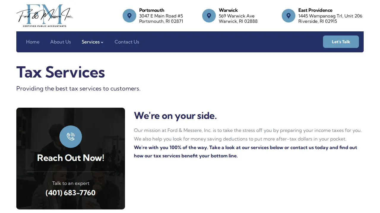 Ford & Messere, Inc. page