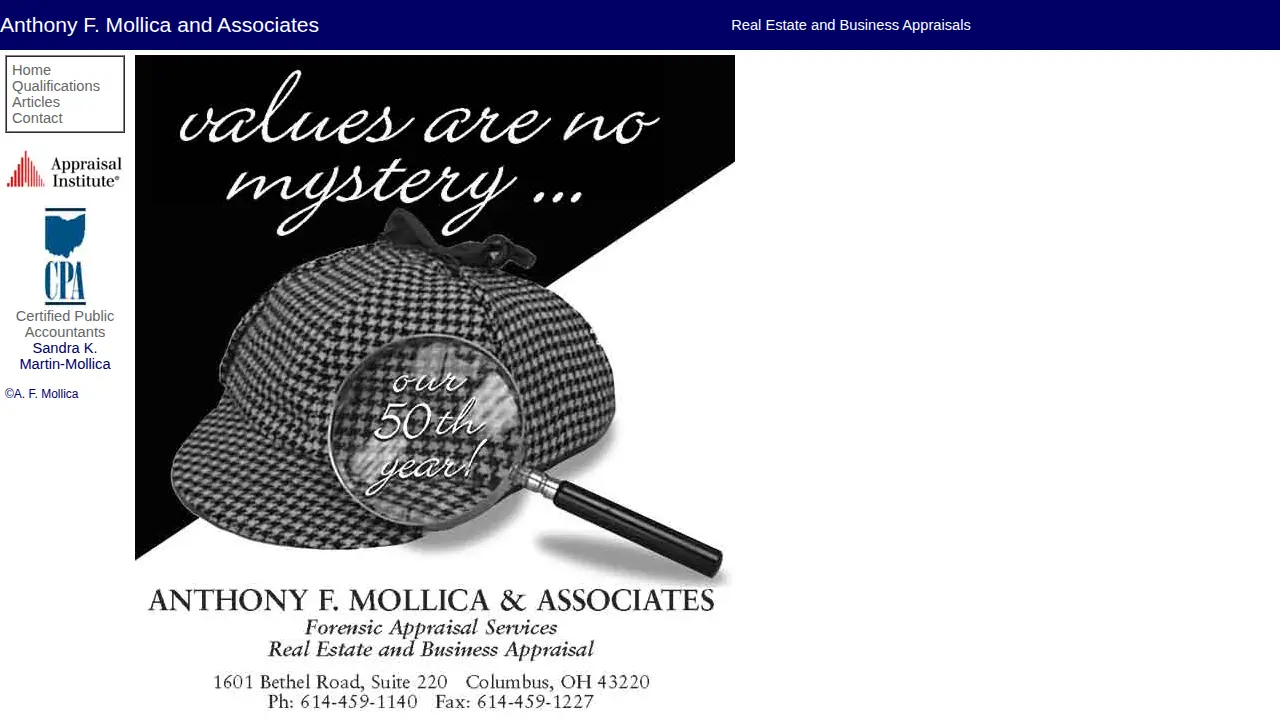 Anthony F Mollica & Associates Inc page