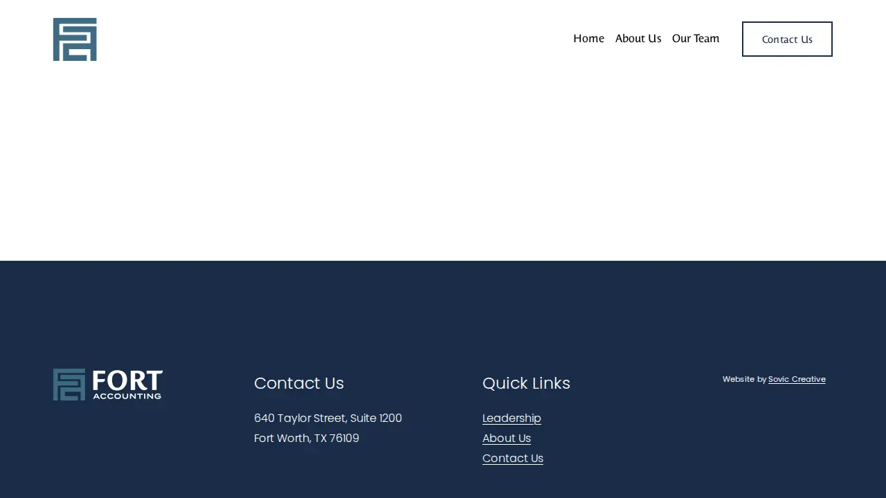 Fort Accounting, LLC page