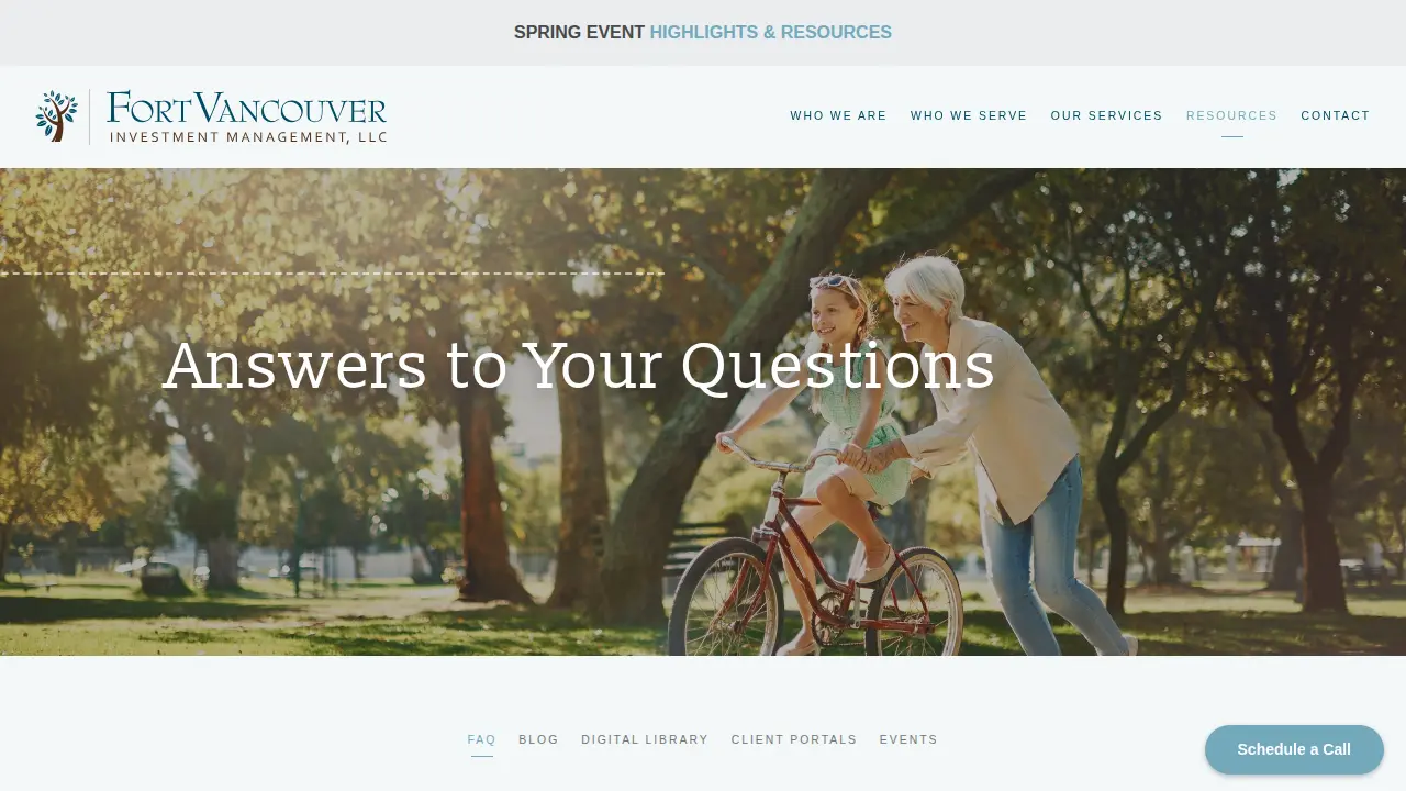 Fort Vancouver Investment Management, LLC page