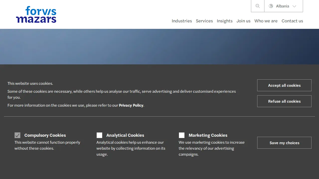 Forvis Mazars CPA Limited page