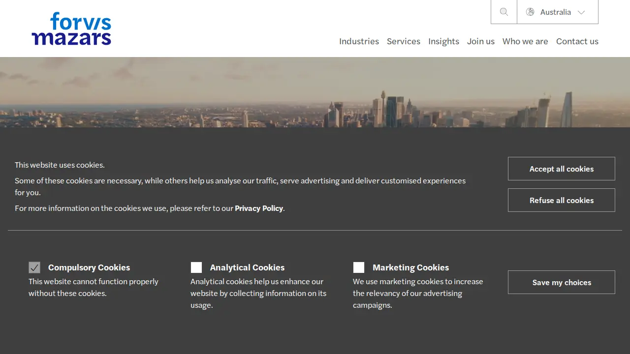 Forvis Mazars CPA Limited page