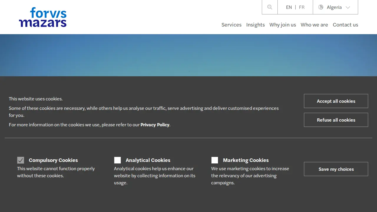 Forvis Mazars CPA Limited page