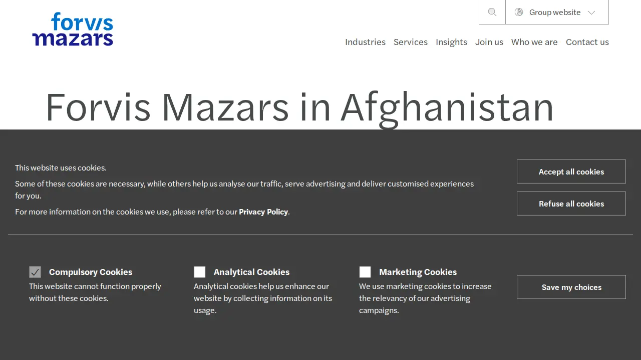 Forvis Mazars CPA Limited page