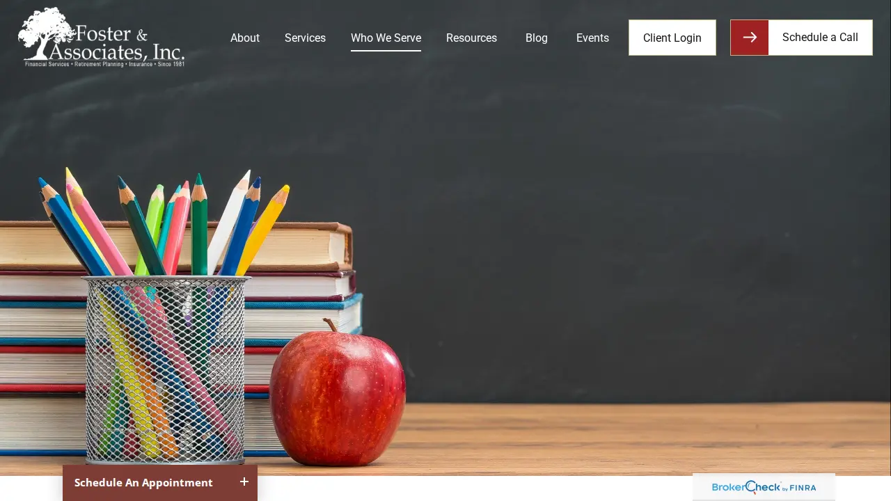 Foster & Associates Inc page