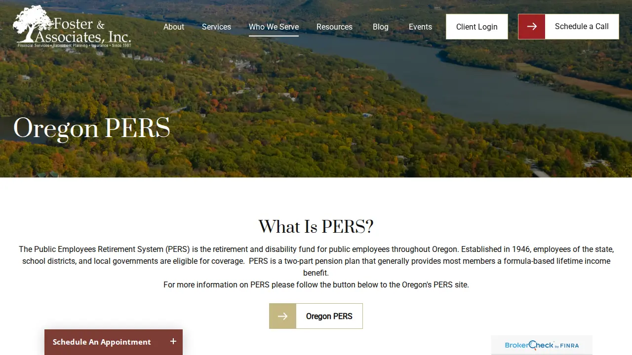 Foster & Associates Inc page