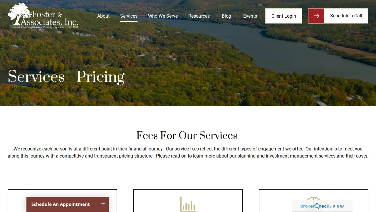 Foster & Associates Inc page