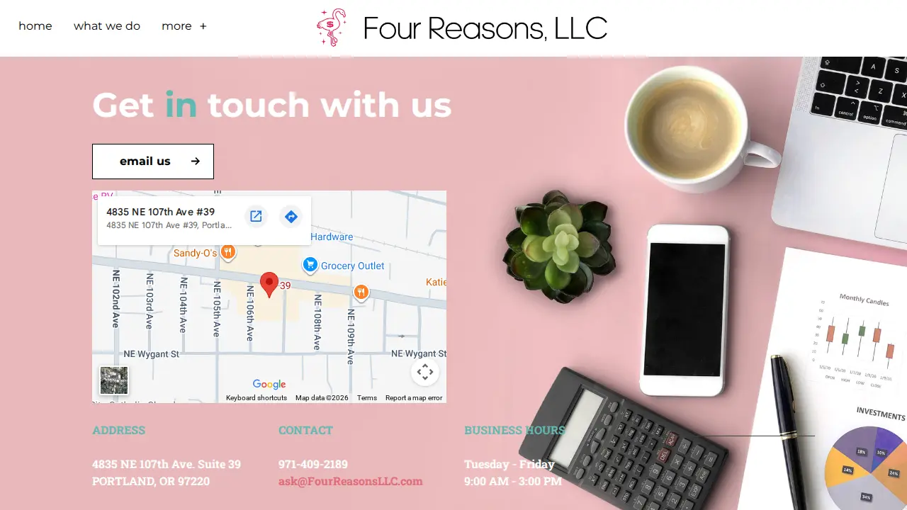 Four Reasons LLC page