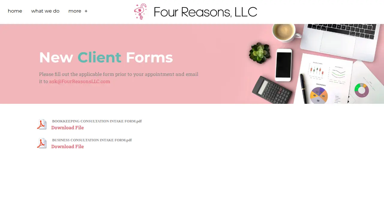 Four Reasons LLC page