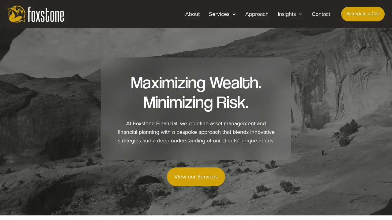 Foxstone Financial Planning page