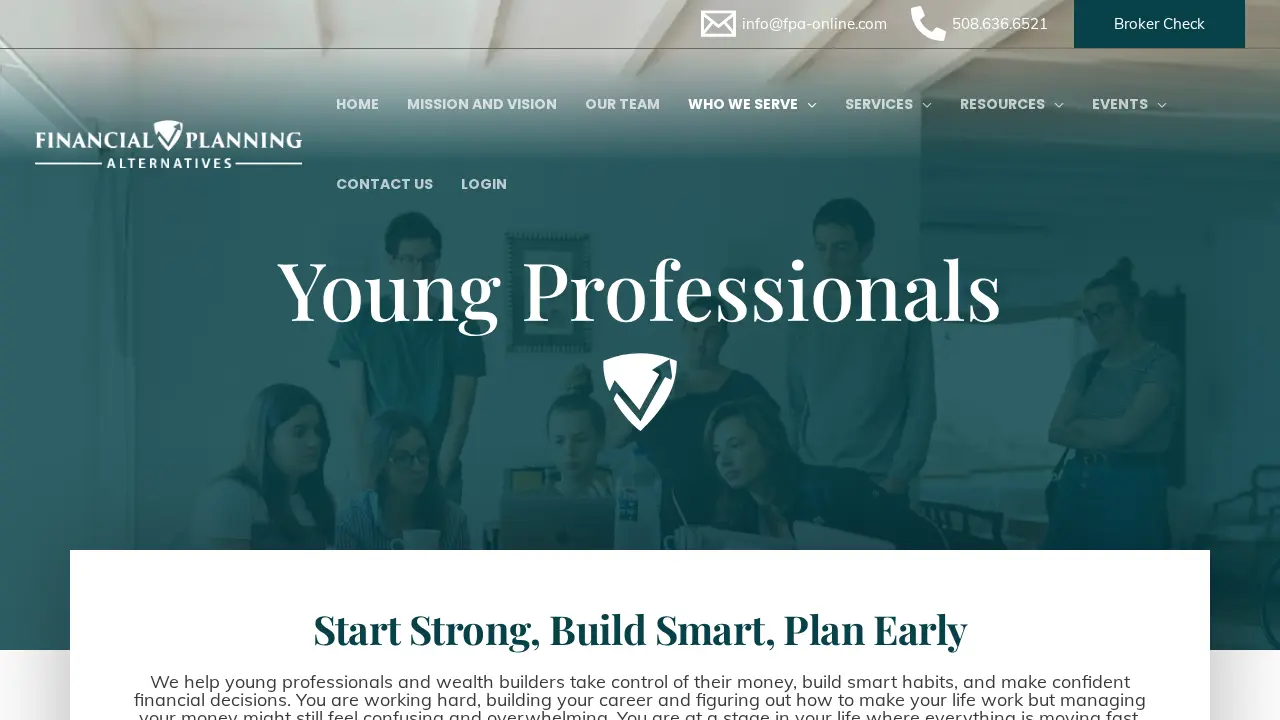 Financial Planning Alternatives page