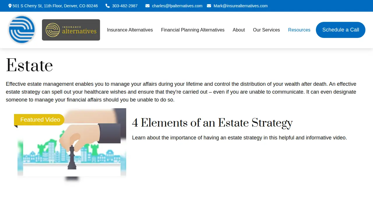Financial Planning Alternatives, LLC page