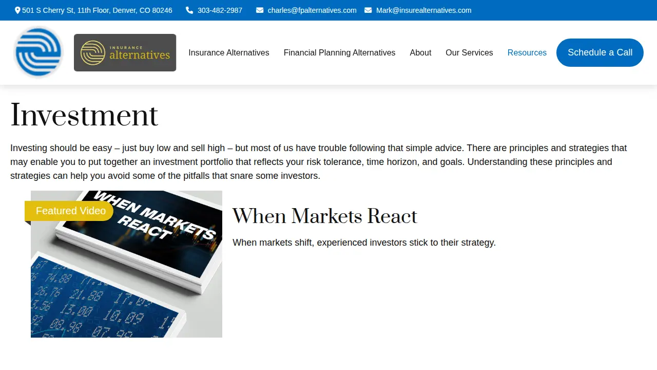 Financial Planning Alternatives, LLC page