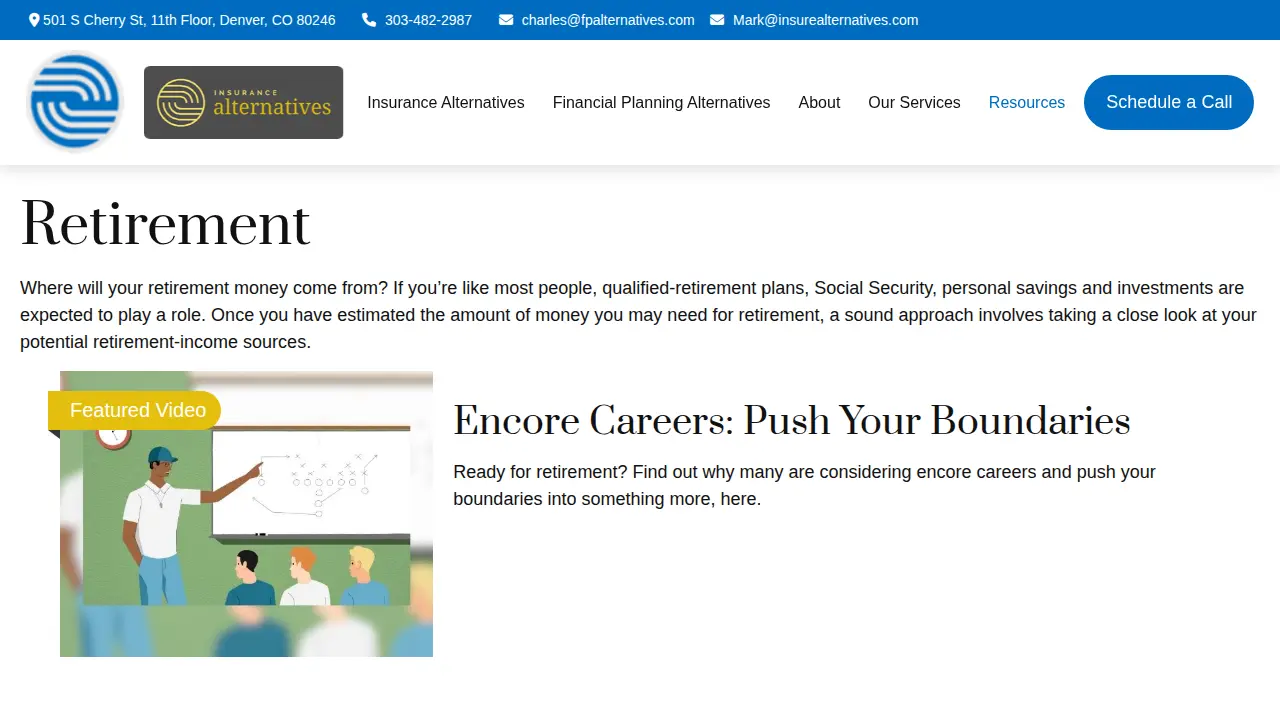 Financial Planning Alternatives, LLC page