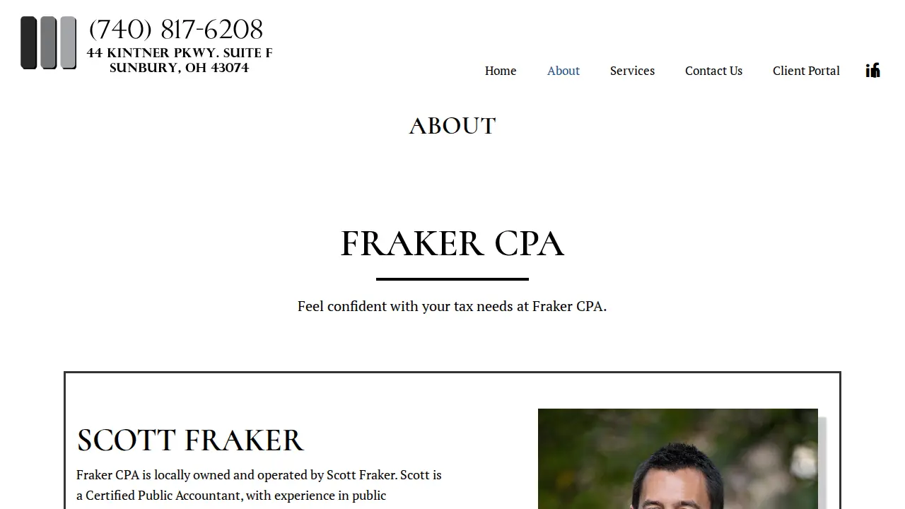 Fraker CPA LLC page