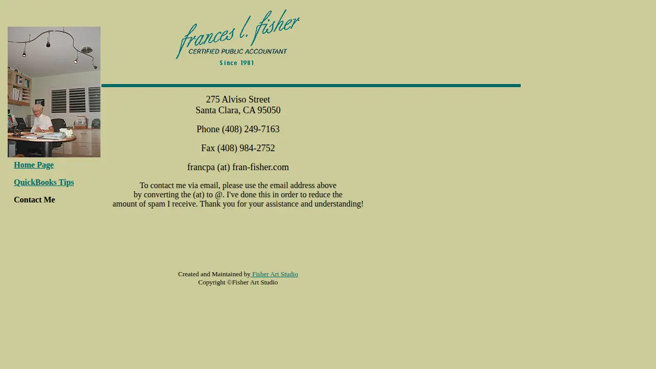 Fisher Frances L CPA page