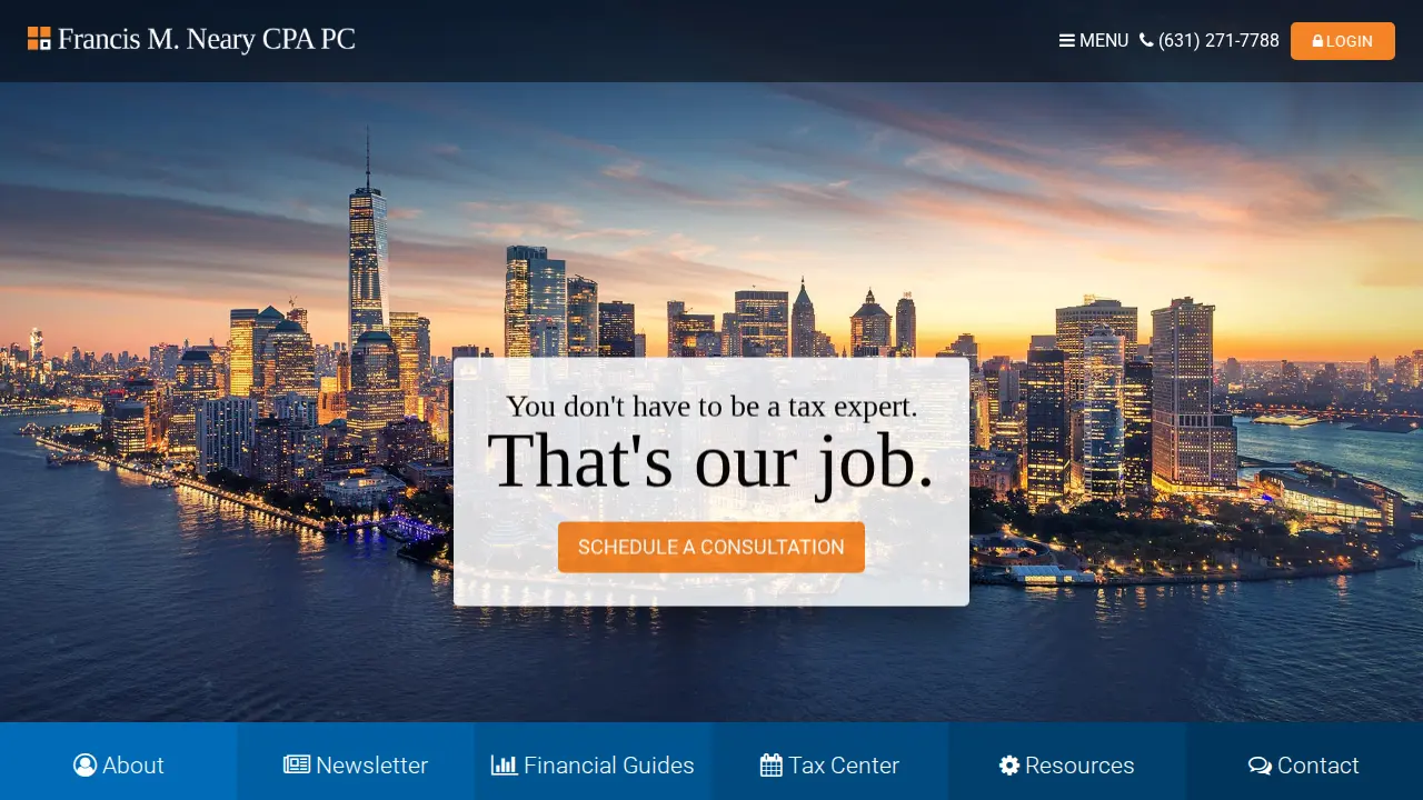 Francis M. Neary CPA PC page