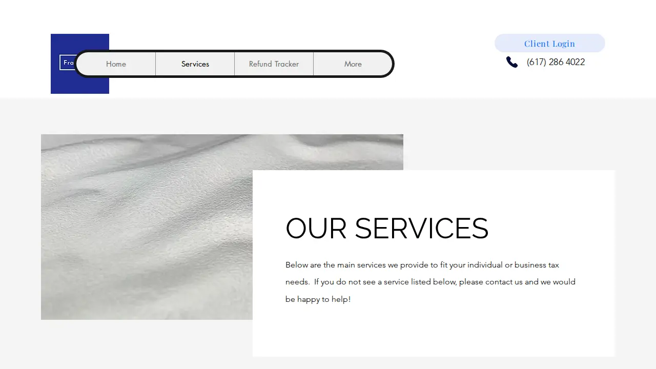 Francis Tax page