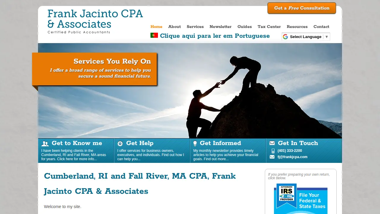Frank Jacinto CPA page