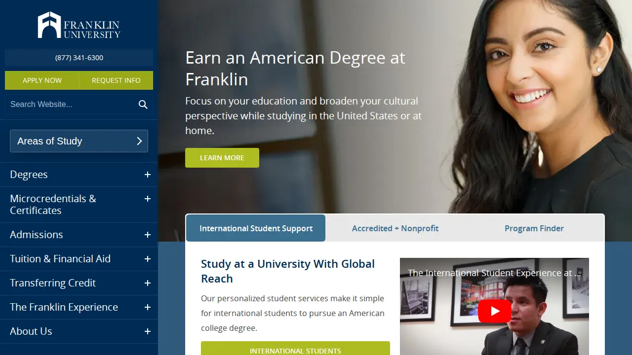 Franklin University website
