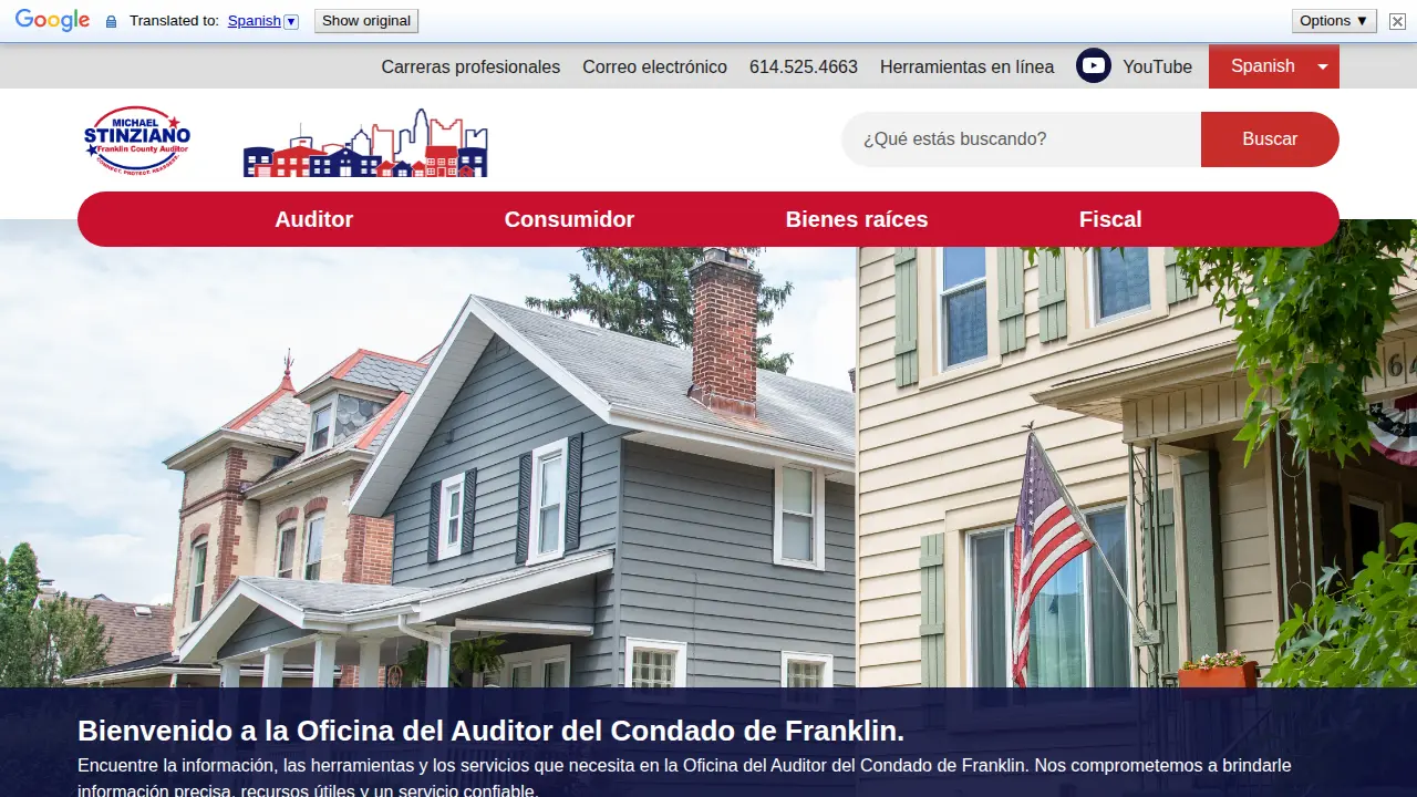 Franklin County Auditor page
