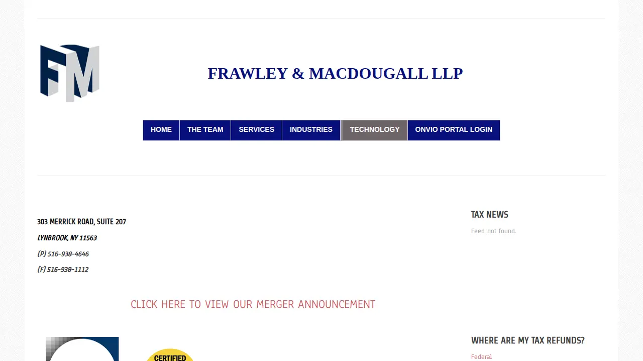 Frawley & MacDougall LLP page