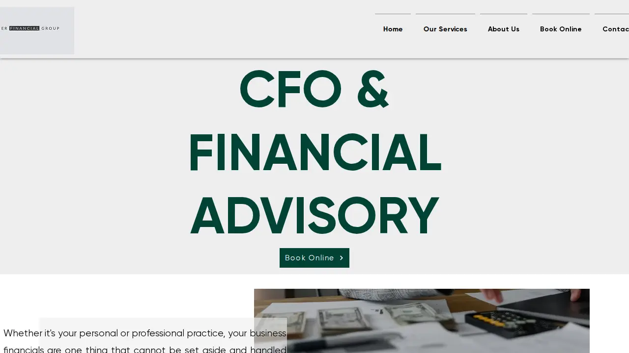 Tara's Bookkeeping Service page