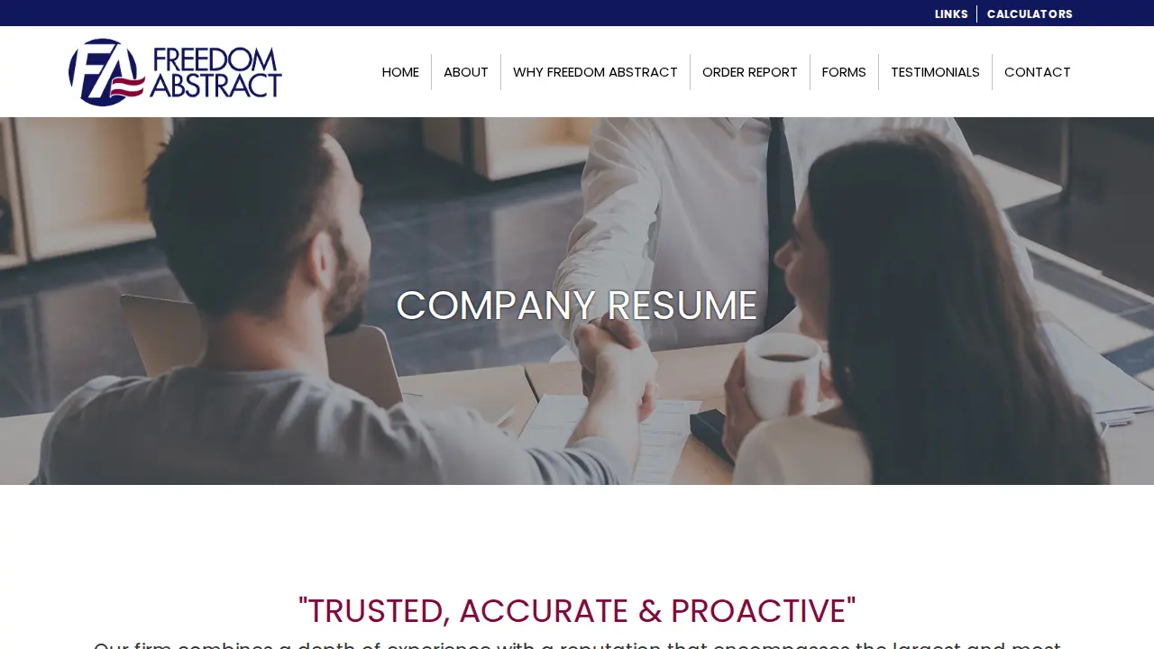 Freedom Abstract Corporation page