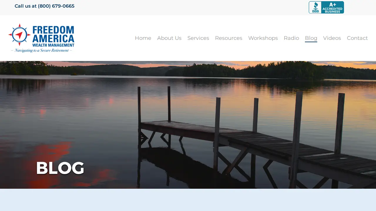 Freedom America Wealth Management page