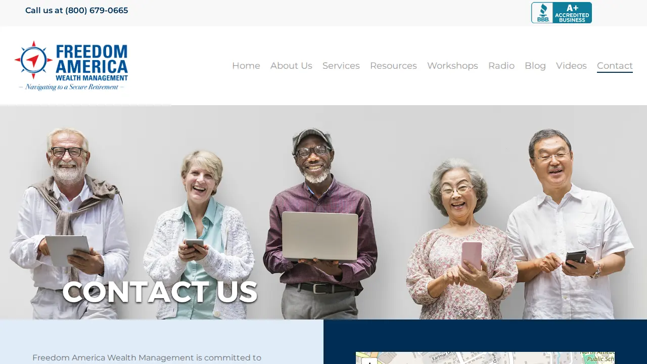 Freedom America Wealth Management page