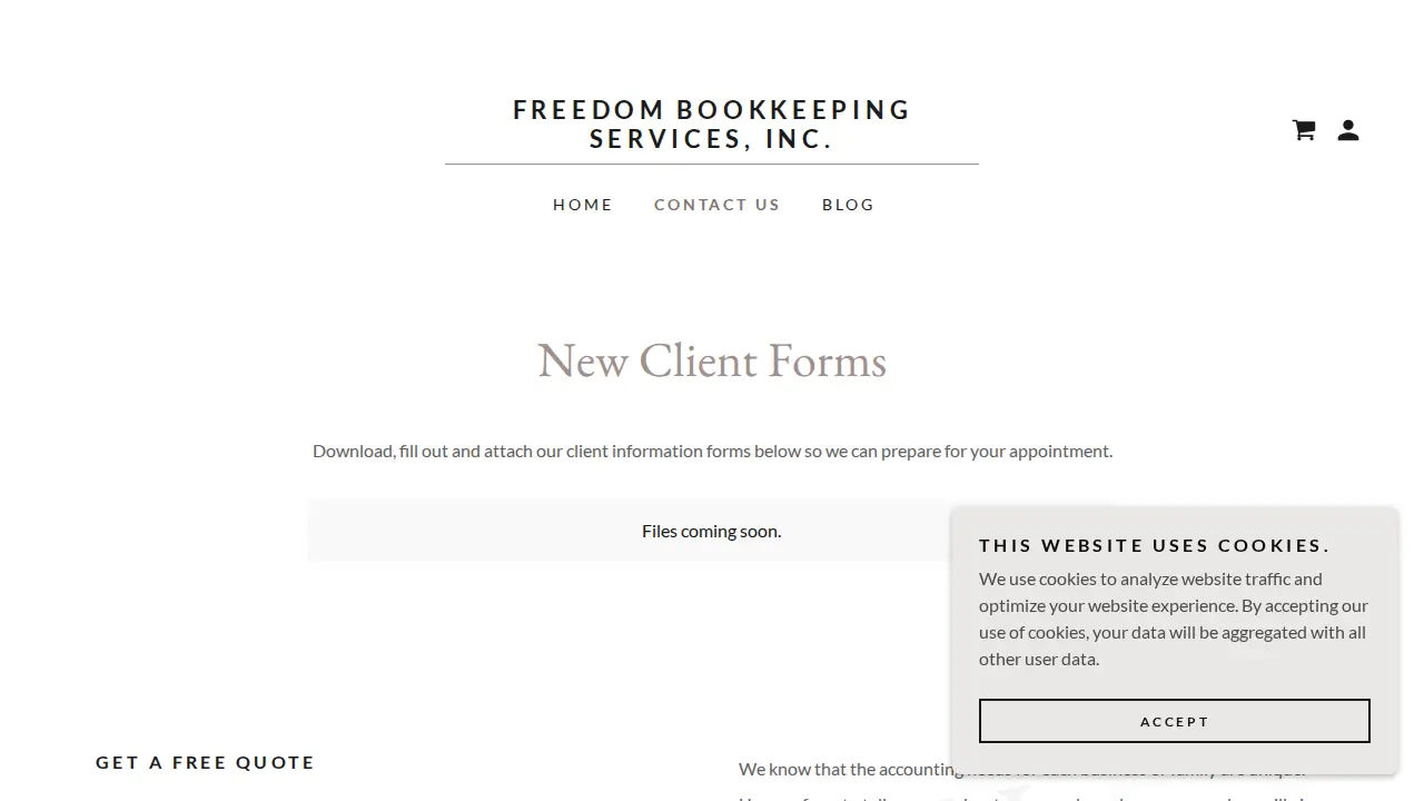 Freedom Bookkeeping Services, Inc. page