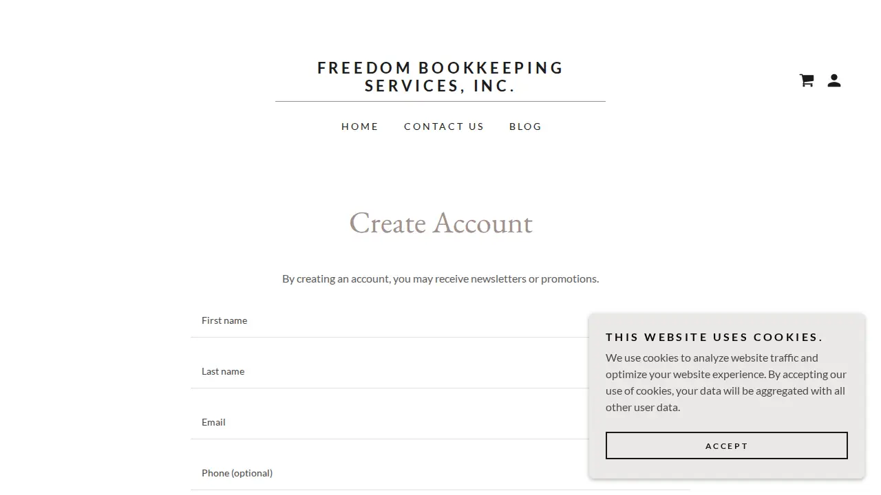 Freedom Bookkeeping Services, Inc. page