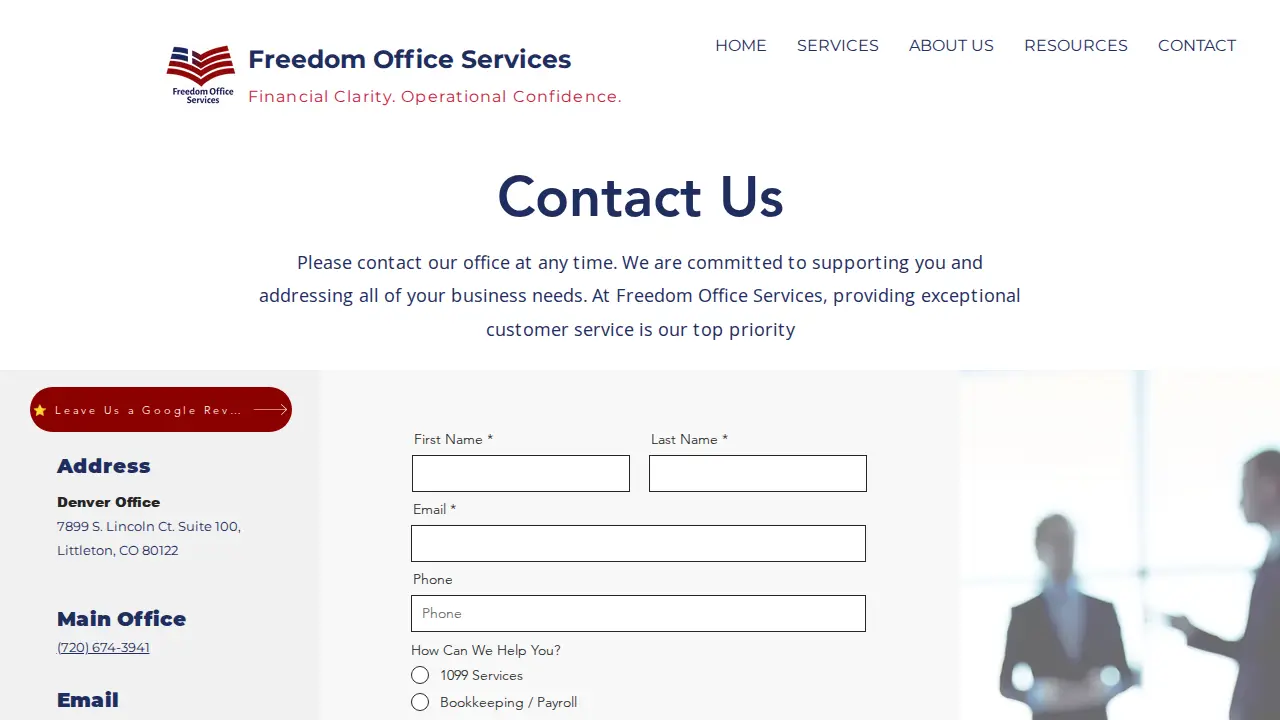 Freedom Office Services, LLC page