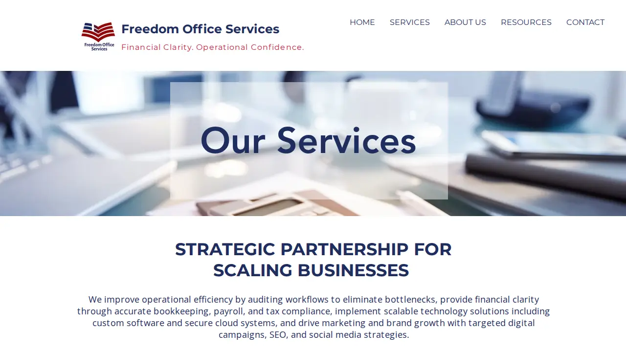 Freedom Office Services, LLC page