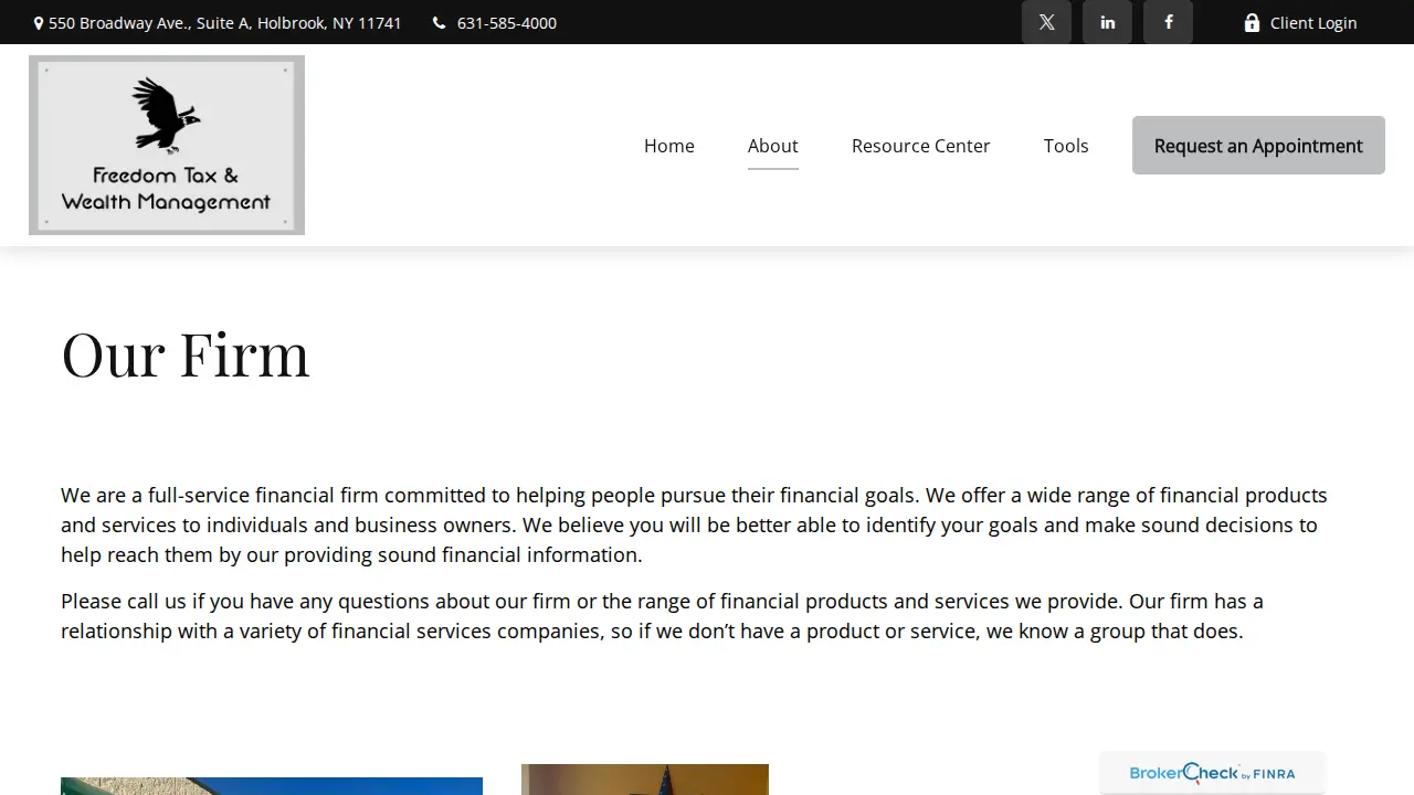 Freedom Tax & Business Service, LLC page