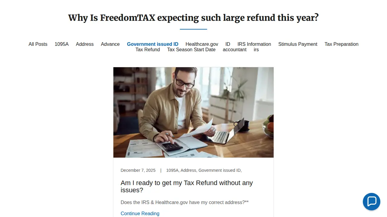 FreedomTAX page