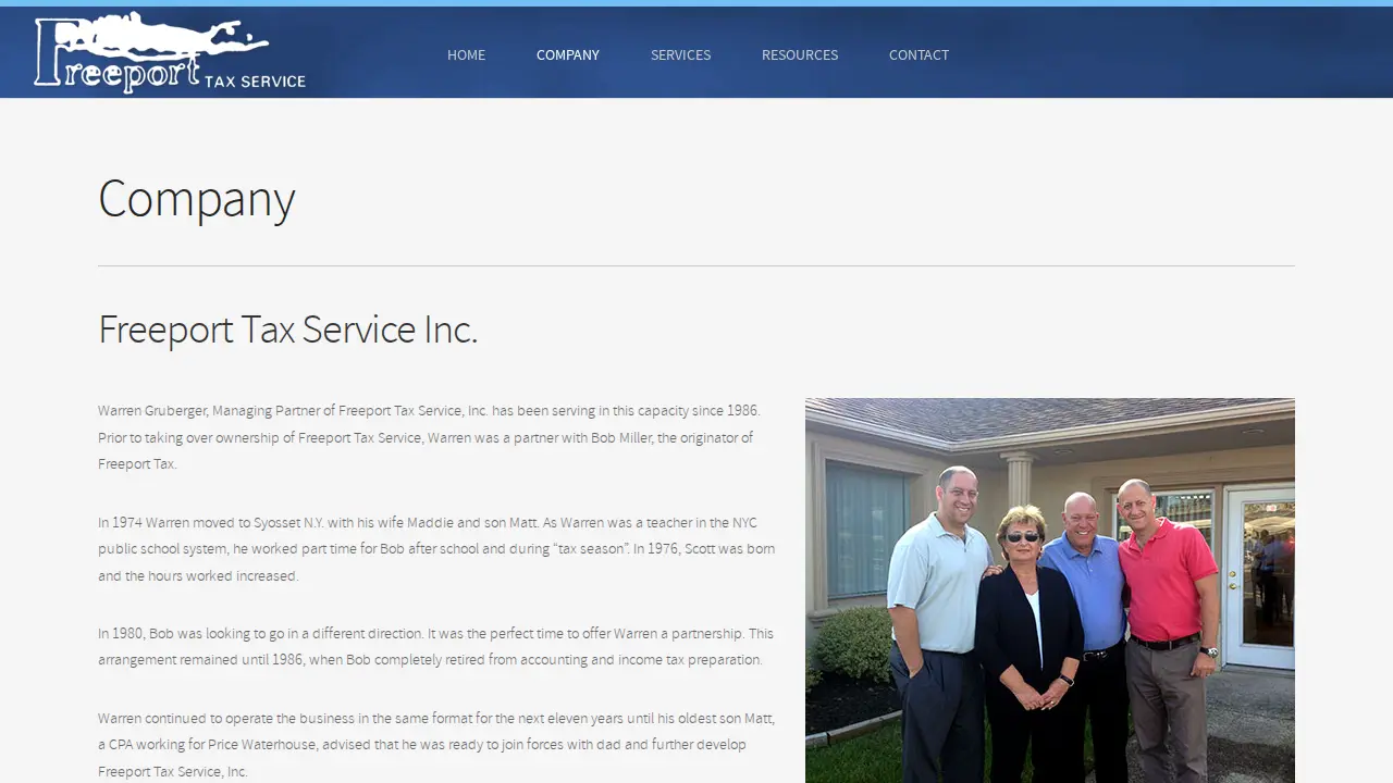 Freeport tax services page
