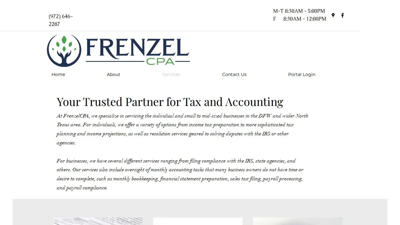 Frenzel Consulting & Tax Services, PLLC page