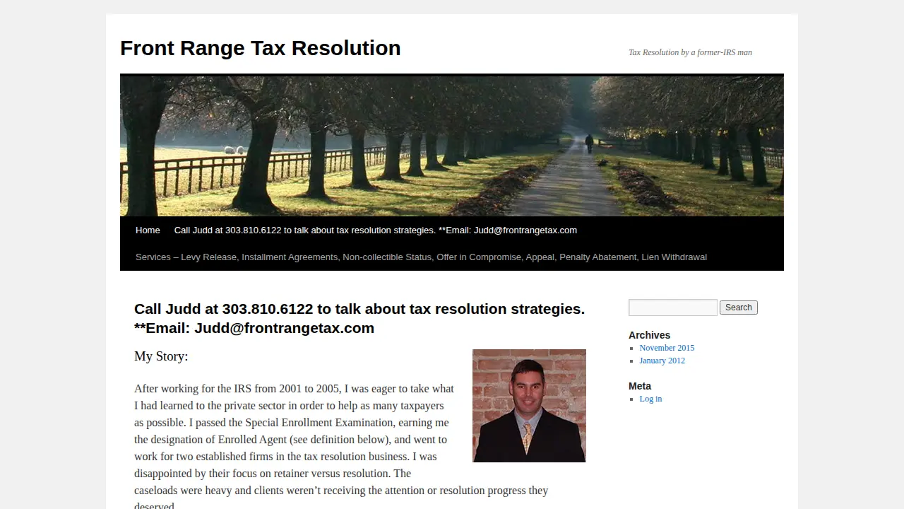 Front Range Tax Resolution