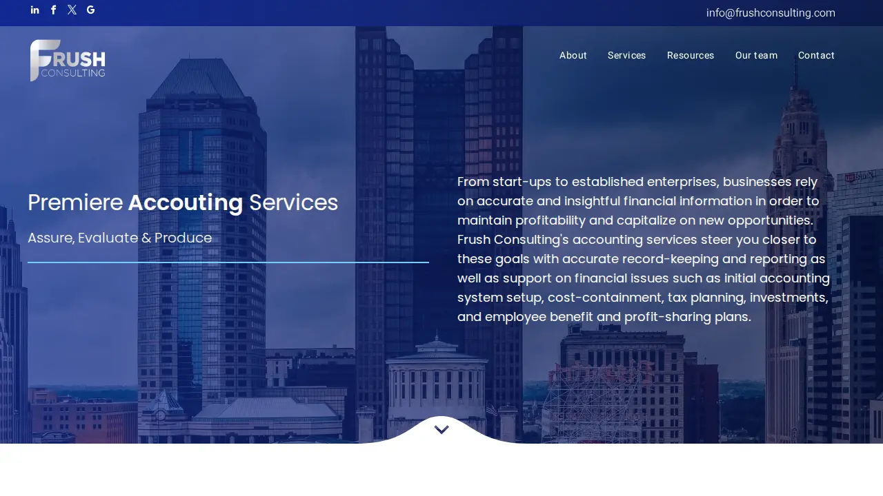 Frush Consulting, LLC page