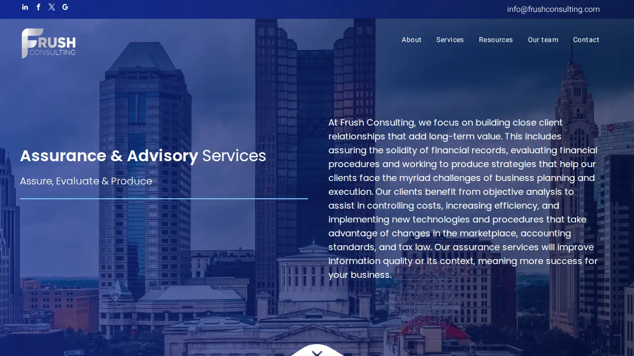 Frush Consulting, LLC page