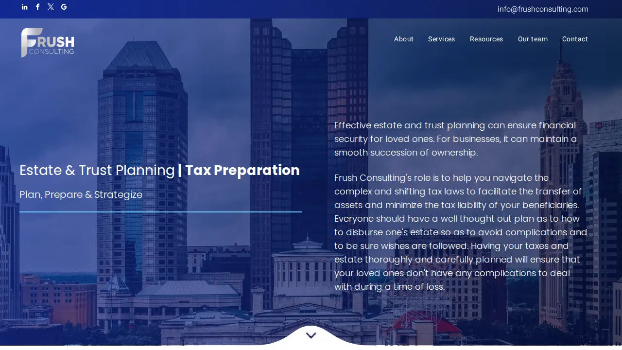 Frush Consulting, LLC page