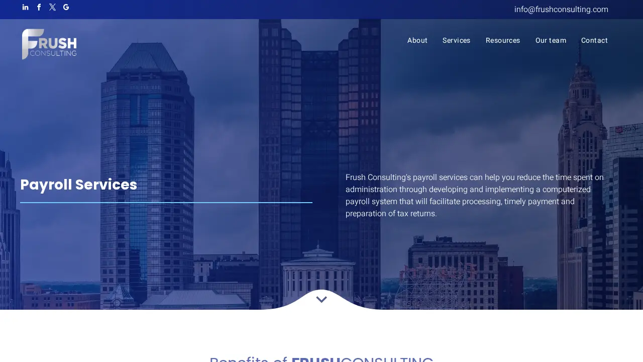 Frush Consulting, LLC page