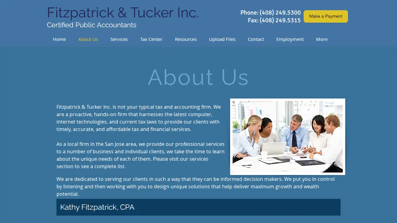 Fitzpatrick & Tucker Inc page