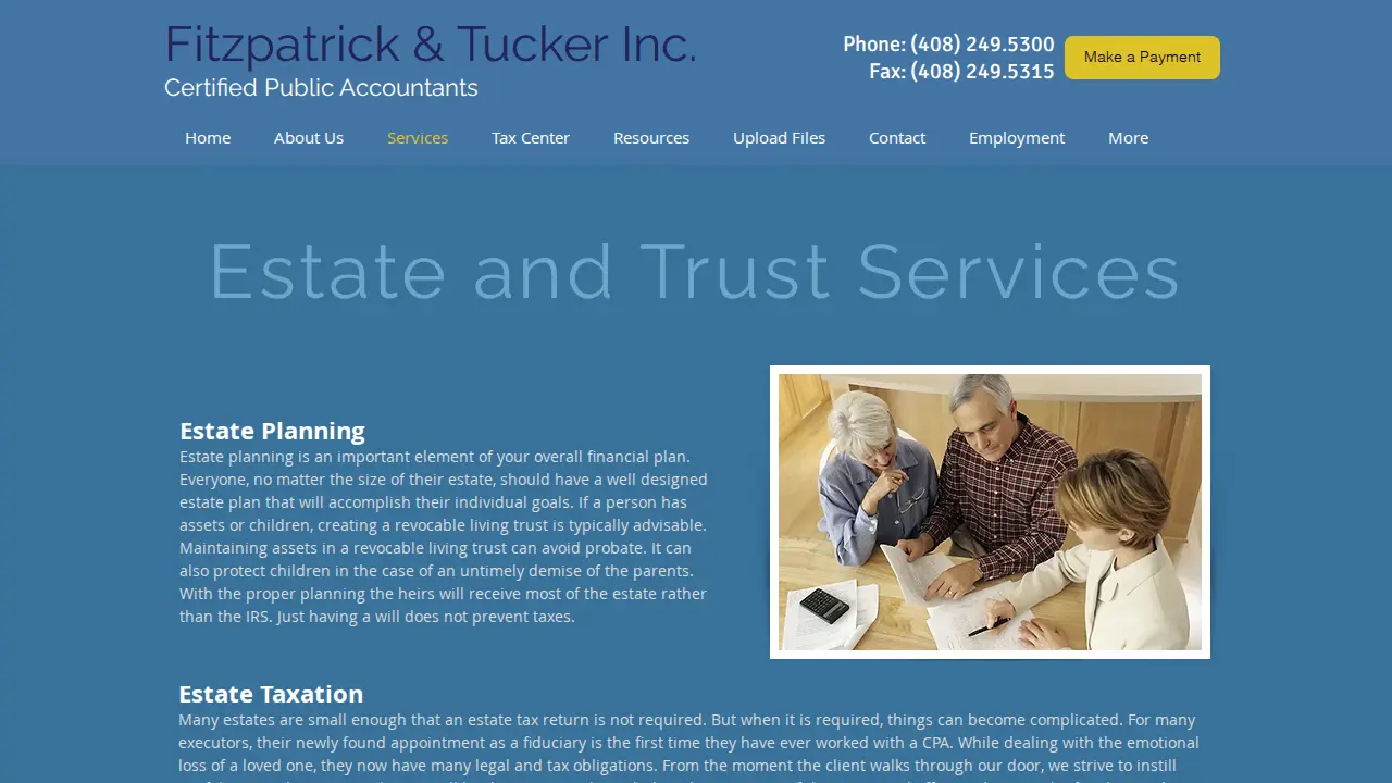 Fitzpatrick & Tucker Inc page